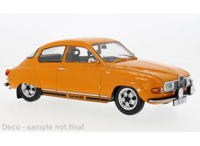 Pre-Order – 1970 Saab 96 V4, orange 1:18 MCG Model (MCG18654) – ETA. July/August 2026