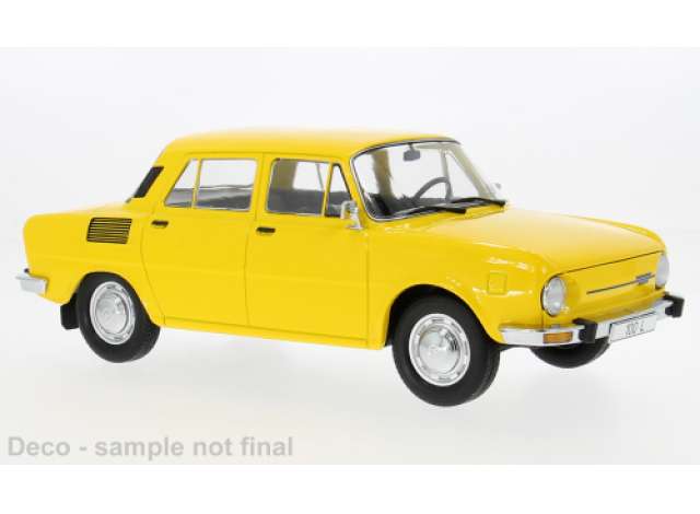Pre-Order – 1969 Skoda 100, yellow 1:18 MCG Model (MCG18781) – ETA. July/August 2026