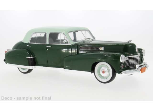 Pre-Order – 1941 Cadillac Fleetwood Series 60 Special Sedan, green 1:18 MCG Model (MCG18657) – ETA. July/August 2026