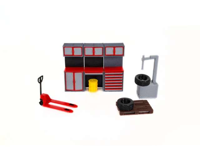 Pre-Order – Garage Interior with Tools Equipment 1:43 Dioramatoys Model (DTJ4374) – ETA. July/August 2026