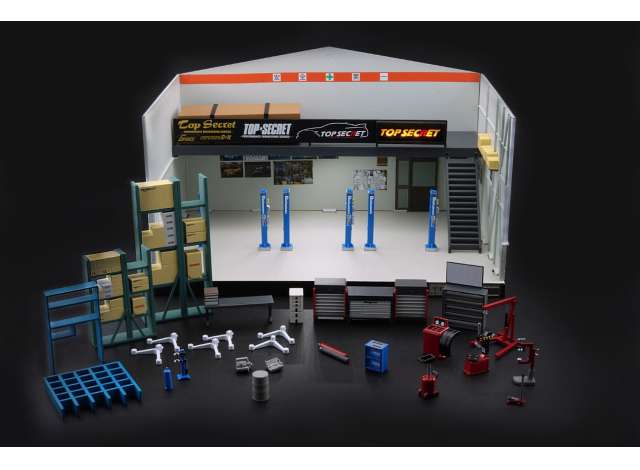 Top Secret Diorama Set (TAS JP26), various 1:64 BM Creations Model