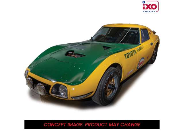 Pre-Order – 1966 Toyota 2000GT, Yatabe Speed Trials/yellow 1:64 IXO America Model (ixoU64RDC006-JC) – ETA. January/February 2027