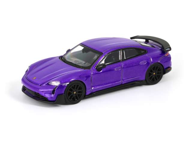 Pre-Order – Porsche Taycan Turbo GT, purple 1:64 Trends Hobby Model (TH241087A) – ETA. July/August 2026