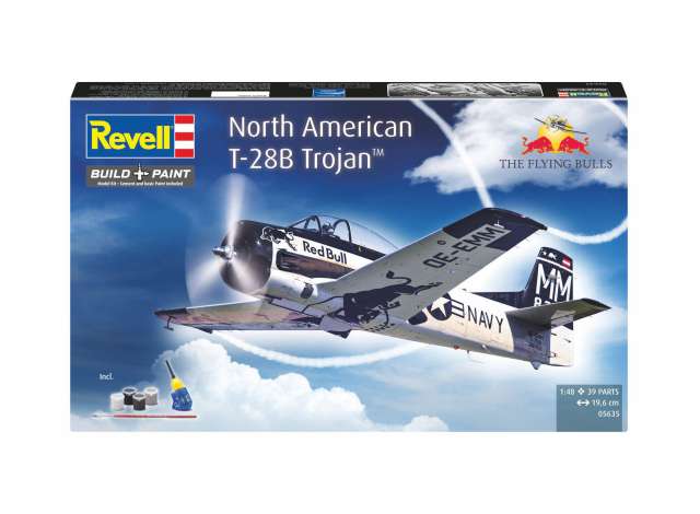 Pre-Order – Gift Set *Flying Bulls T-28B Trojan*, Level 4 plastic modelkit 1:48 Revell - Germany Model (revell05635) – ETA. September 2026