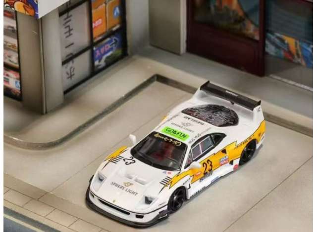 Pre-Order – Ferrari F40, yellow lighting 1:64 Street Weapon Model (STW243) – ETA. April 2027
