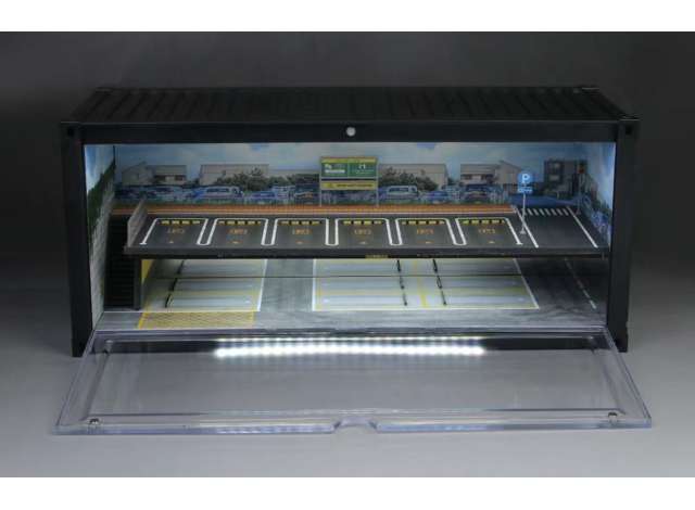 Pre-Order – Diorama Container Underground Parking B, various 1:64 Black Box Diorama Model (MB400226) – ETA. October/November 2026
