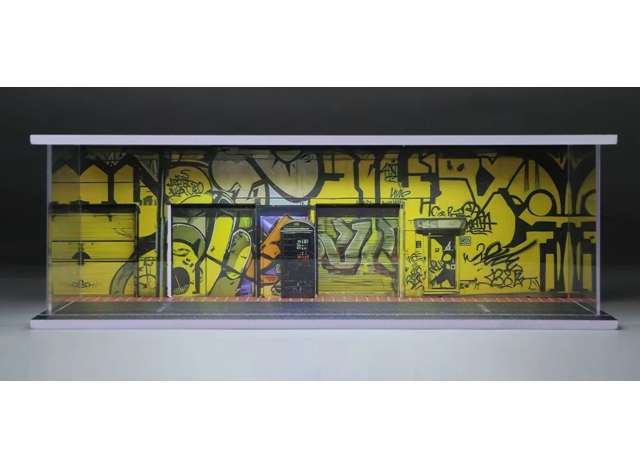 Pre-Order – Diorama Graffiti with light, various 1:64 Black Box Diorama Model (MO914415) – ETA. October/November 2026