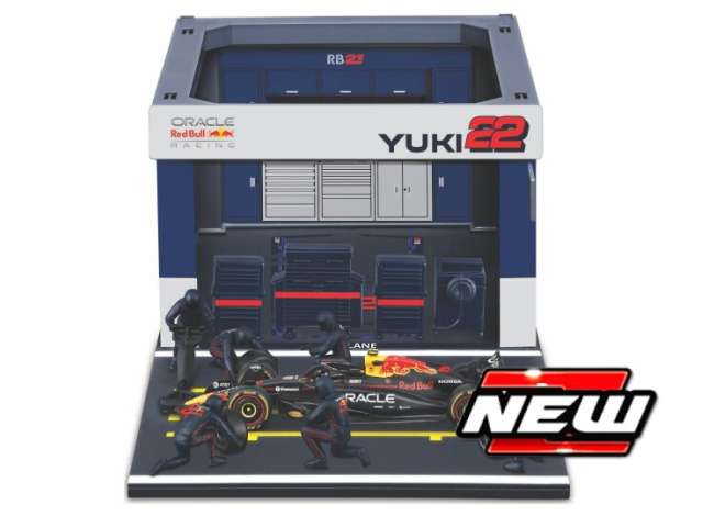 Pre-Order – 2025 Red Bull RB21 #22 Yuki Tsunoda, Pit Pass Set, various 1:43 Bburago Model (bura38459T) – ETA. July/August 2026