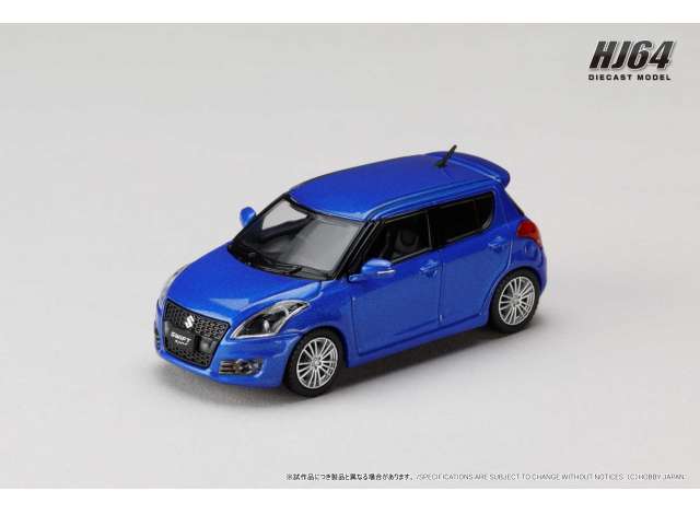 Pre-Order – Suzuki Swift Sport (ZC32S), boost blue pearl metallic 1:64 Hobby Japan Model (HJ641082BL) – ETA. October/November 2026