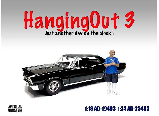 Hanging Out 3-3 1:24 American Diorama Model