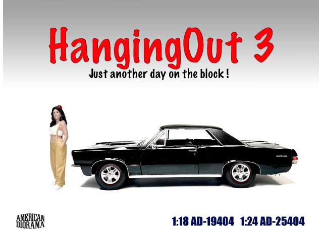 Hanging Out 3-4 1:18 American Diorama Model
