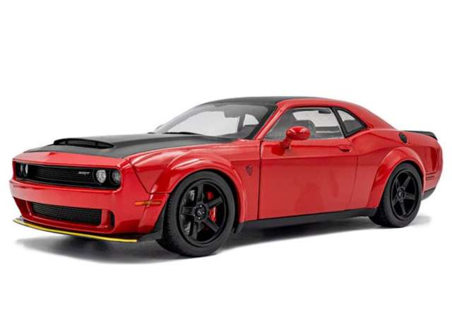 Pre-Order – 2023 Dodge Challenger Demon Tor Red, red 1:18 Solido Model (soli1805718) – ETA. January 2027