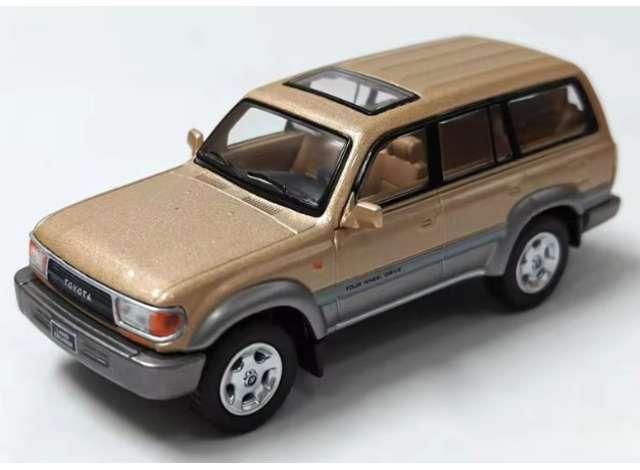 Pre-Order – 1994 Toyota Land Cruiser LC80, gold 1:64 Massdi Model (MAS-TYT1003) – ETA. October 2026