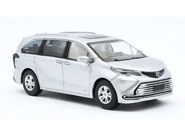 Pre-Order – 2023 Toyota Sienna, silver 1:64 Massdi Model (MAS-TYT1802) – ETA. October 2026