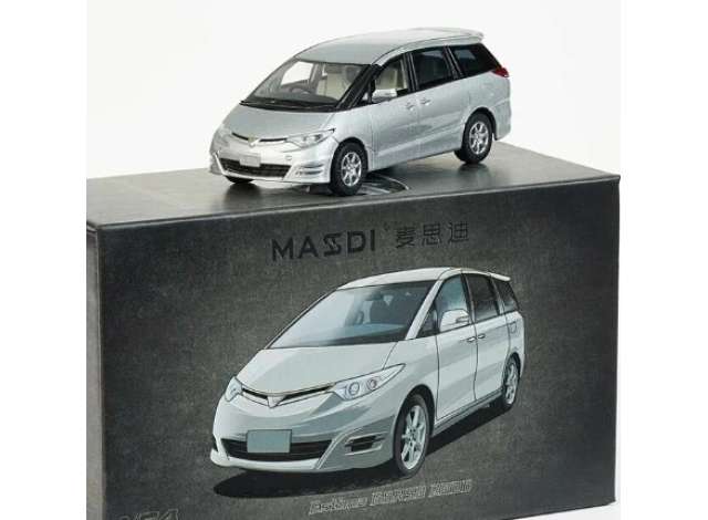 Pre-Order – 2006 Toyota Estima GSR50, silver 1:64 Massdi Model (MAS-TYT2604) – ETA. October 2026