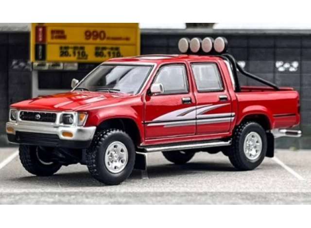 Pre-Order – 1994 Toyota Hilux LN107, red 1:64 Massdi Model (MAS-TYT3901) – ETA. October 2026