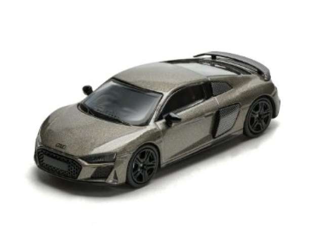 Pre-Order – 2022 Audi R8 V10 Coupe Performance, grey 1:64 Massdi Model (MAS-AD4702) – ETA. October 2026