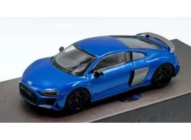 Pre-Order – 2022 Audi R8 V10 Coupe Performance, blue 1:64 Massdi Model (MAS-AD4707) – ETA. October 2026