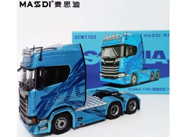 Pre-Order – Scania 770S, blue 1:64 Massdi Model (MAS-SCN1103) – ETA. October 2026