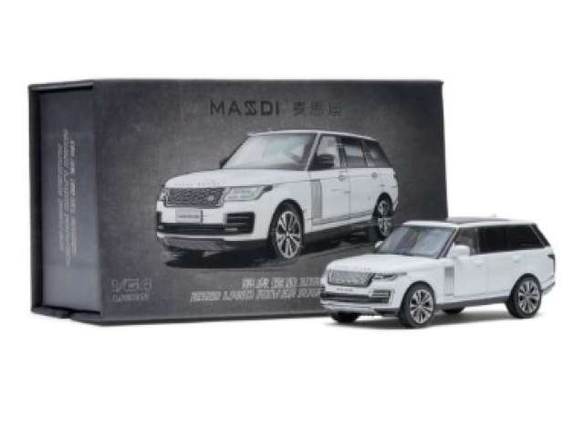 Pre-Order – 2020 Range Rover, white 1:64 Massdi Model (MAS-LR1001) – ETA. October 2026