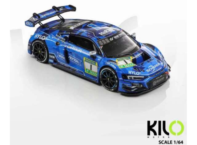 Pre-Order – 2025 Audi R8 LMS GT3 EVO II #1 Nurburgring 24h, blue 1:64 KILOWorks Model (KLW0036-1) – ETA. July/August 2026