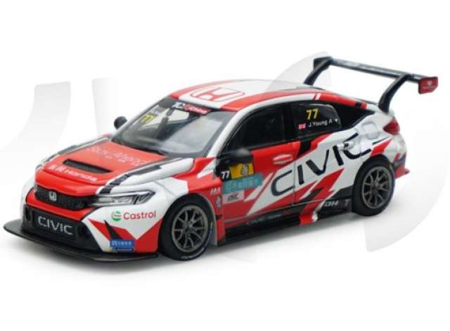 Pre-Order – 2023 Honda Civic Type R FL5 TCR #77 J. Yooung Dongfeng, various 1:64 KILOWorks Model (KLW0032-5) – ETA. October/November 2026