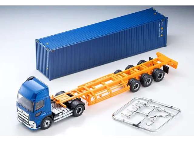 Pre-Order – Hino Profia 40ft Marine Container Trailer (Toho Vehicle TC36H1C34, blue 1:64 Tomica Limited Vintage Model (TLV-N292e) – ETA. September 2026