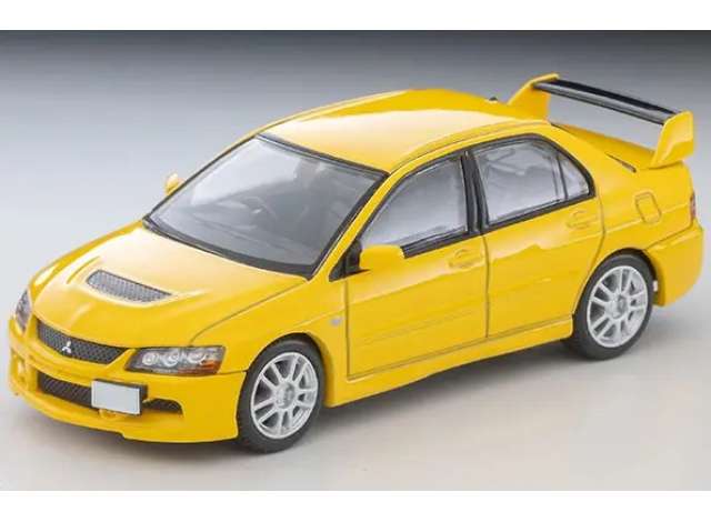 Pre-Order – 2005 Mitsubishi Lancer Evolution IX GSR, yellow 1:64 Tomica Limited Vintage Model (TLV-N376a) – ETA. December 2026