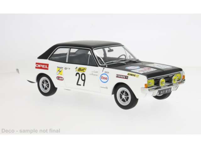 Pre-Order – 1971 Opel Commodore A #29 J.L.Clarr/J.P.Peyroux Tour de France Automobile, white/black 1:18 MCG Model (MCG18562) – ETA. July/August 2026