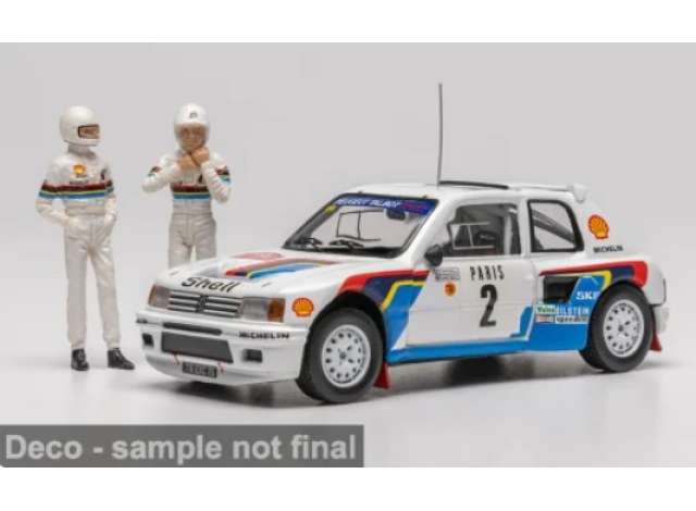 Pre-Order – 1985 Peugeot 205 Turbo 16 #2 A.Vatanen/T.Harryman Rally Monte Carlo, various 1:43 IXO Models Model (ixoSPRM002-85) – ETA. July/August 2026