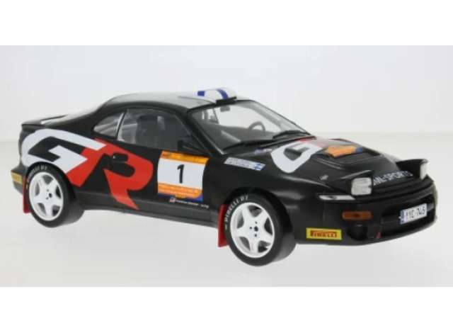 Pre-Order – 2025 Toyota Celica GT 4 Turbo (ST 185) #1 J.M.Latvalla/J.Hussi Rally Costa Brava, black 1:18 IXO Models Model (ixormc242) – ETA. July/August 2026