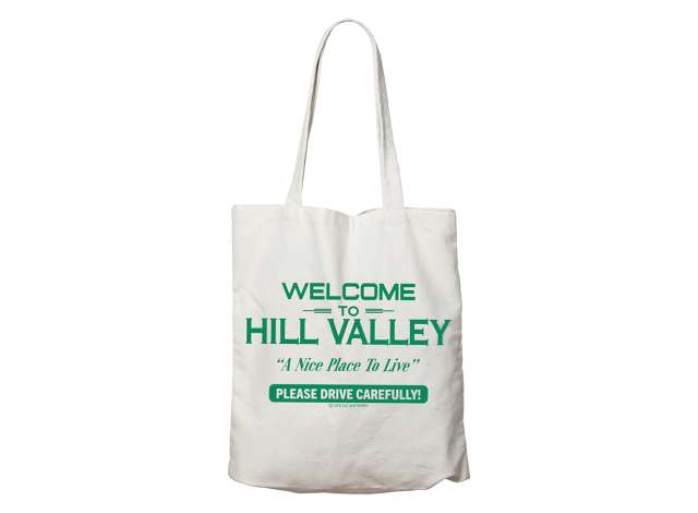 Pre-Order – Back the Future Hill Valley Tote Bag 1:0 Fanattik Model (fanUV-BF219) – ETA. October/November 2026