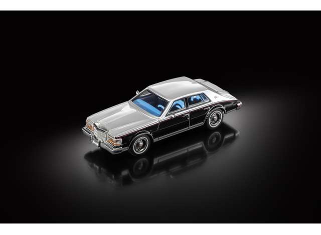 Pre-Order – 1980 Cadillac Seville, sable black/sheffield gray firemist 1:64 SunStar Model (sun60101) – ETA. October 2026