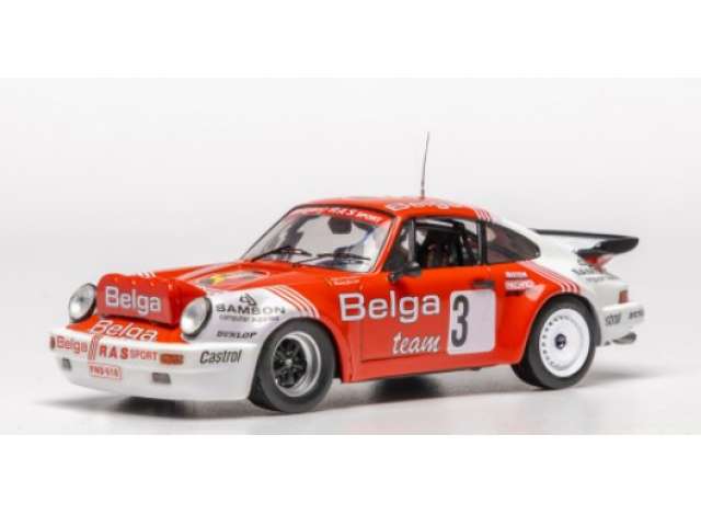Pre-Order – 1985 Porsche 911 SC/RS #3 R.Droogmans/R.Joosten Circuit des Ardennes, red/white 1:43 IXO Models Model (ixoRAC458) – ETA. July/August 2026