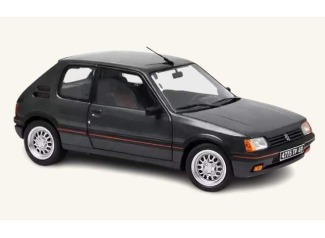 Pre-Order – 1989 Peugeot 205 GTi 1.6, graphite grey 1:18 Norev Model (nor184841) – ETA. January 2027