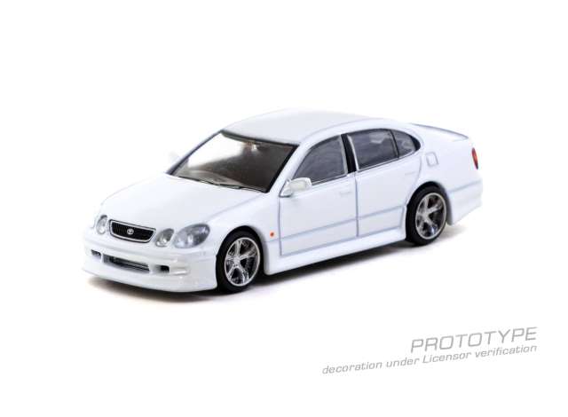 Pre-Order – 1999 Toyota Aristo JZS161 V300, vertex white 1:64 Tarmac Model (TC-T64G-081-WH-BL) – ETA. January 2027