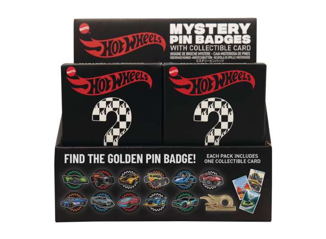 Pre-Order – Hot Wheels Mystery Pin Badges of 12 1:0 Fanattik Model (fanM-HW08) – ETA. October/November 2026