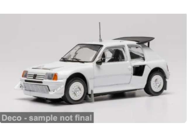 Pre-Order – 1986 Peugeot 205 Turbo 16V Evo 2, white 1:43 IXO Models Model (ixoCLC685) – ETA. October/November 2026