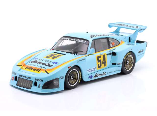 Pre-Order – 1979 Porsche 935 K3 Mambo #54 Klaus Ludwig, DRM Champion, blue 1:18 Werk83 Model (W18042006) – ETA. October 2026