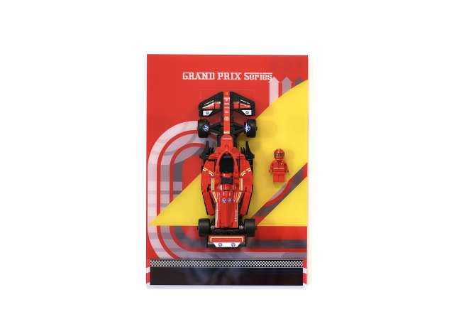 Acrylic Display PanelSize: 30cm x 21cm American Diorama Model (ADP-RED)