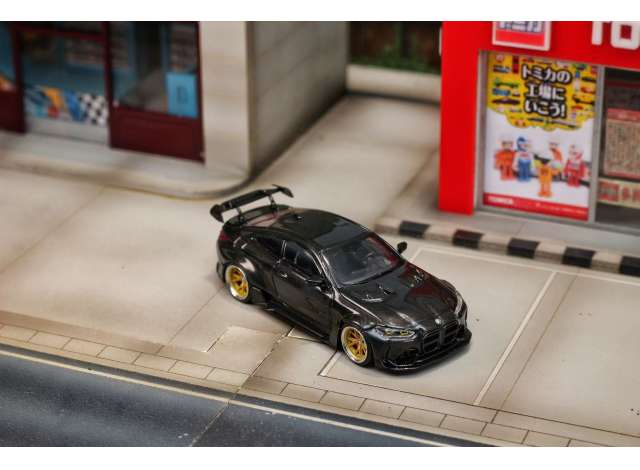 Pre-Order – Custom G82 M4 with perforated hood, full carbon black 1:64 Street Weapon Model (STW295) – ETA. January/February 2027