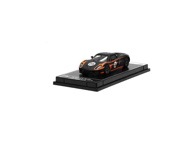 Pre-Order – Porsche 918 Spyder #25 Salzburg Racing Design *Hypercar League Collection*, matte black 1:64 Kinsmart Model (KTH35) – ETA. December 2026