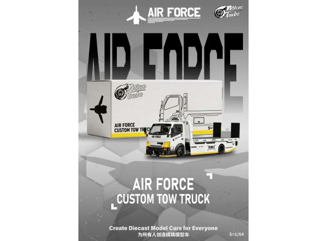 Pre-Order – Custom Hauler *Air Force*, combat grey 1:64 Microturbo Model (MT6405B14) – ETA. December 2026