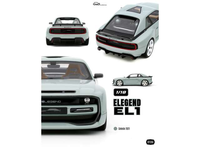 Pre-Order – 2021 E-legend EL1 *Resin series*, celeste 1:18 OttOmobile Miniatures Model (OT1356) – ETA. March 2027