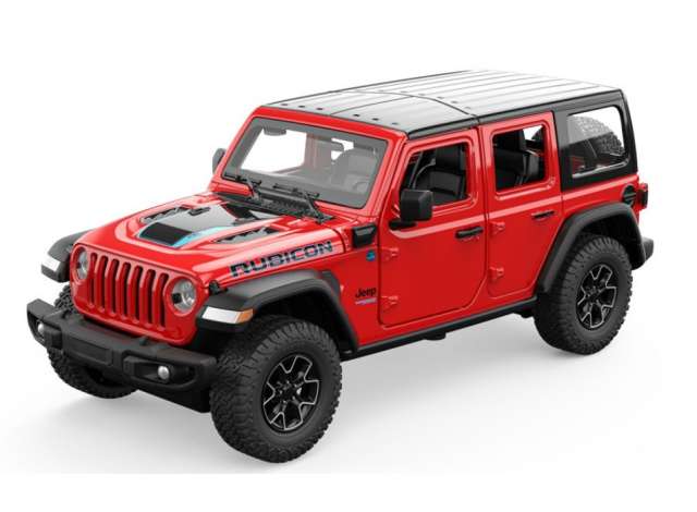 Jeep Wrangler Rubicon 4xe, red 1:32 Rastar Model (RASTAR64620R) – ETA. February 2027