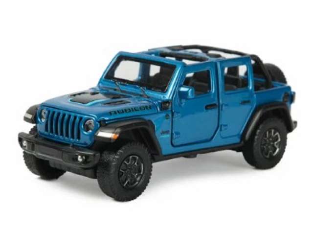 Jeep Wrangler Rubicon 4xe, blue 1:32 Rastar Model (RASTAR64620BL) – ETA. February 2027