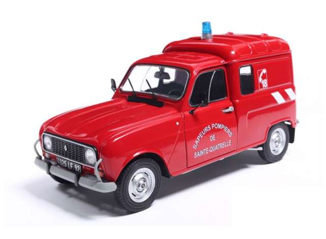 Pre-Order – 1976 Renault 4LF4 Pompier, red 1:18 Solido Model (SOLI1802210) – ETA. January 2027