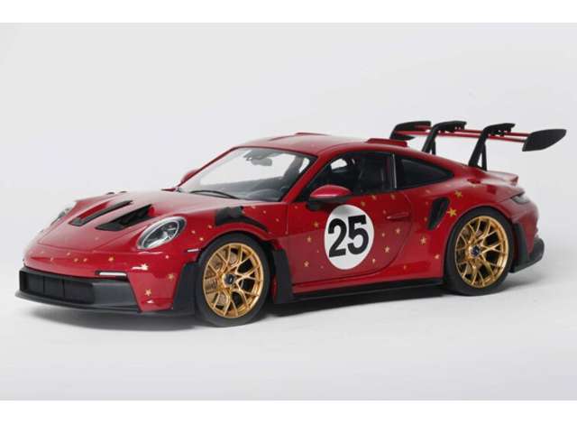 Pre-Order – 2026 Porsche 911 (992) GT3 RS Christmas Edition #25, red 1:18 Solido Model (SOLI1812111B) – ETA. March 2027
