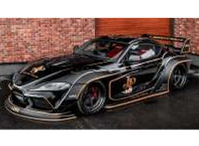 Pre-Order – 2025 Toyota GR Supra Liberty Walk b.k. black & white tribute 1:18 Solido Model (SOLI1815504) – ETA. January 2027