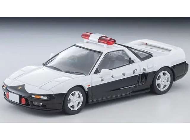 Pre-Order – 1992 Honda NSX Police Car *Tochigi Prefectural Police*, black/white 1:64 Tomica Limited Vintage Model (TLV-N367A) – ETA. December 2026